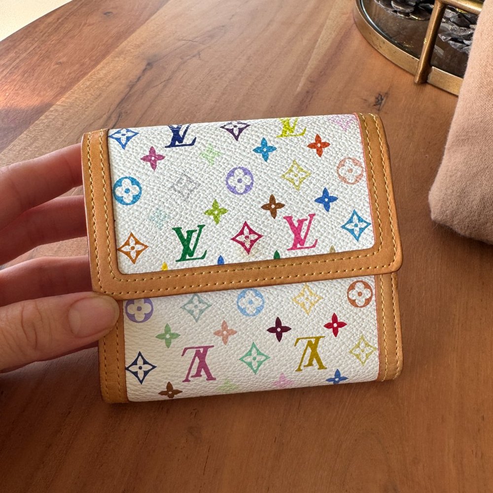 RARE Louis Vuitton Murakami Pochette Porte-Monnaie Wallet